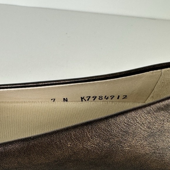 SAS Scenic Bronze Brown Leather Ballet Flats‎ Shoes Womens 7 N - Picture 10 of 11